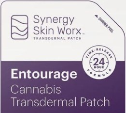 Photograph of product: Synergy Skin Worx: Transdermal Patch | Entourage 2:1 | 20mg TH-oui : 100mg CBD | 4pk