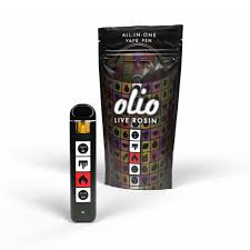 Photograph of product: Olio | Trog Mints | Live Rosin Cart | 0.5g