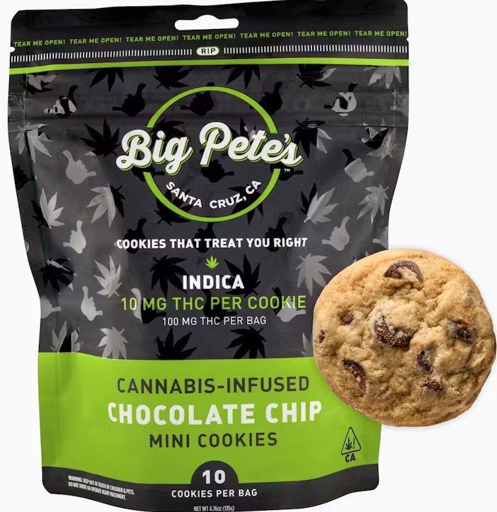 Photograph of product: Chocolate Chip [I] - 100MG Cookies 10PK