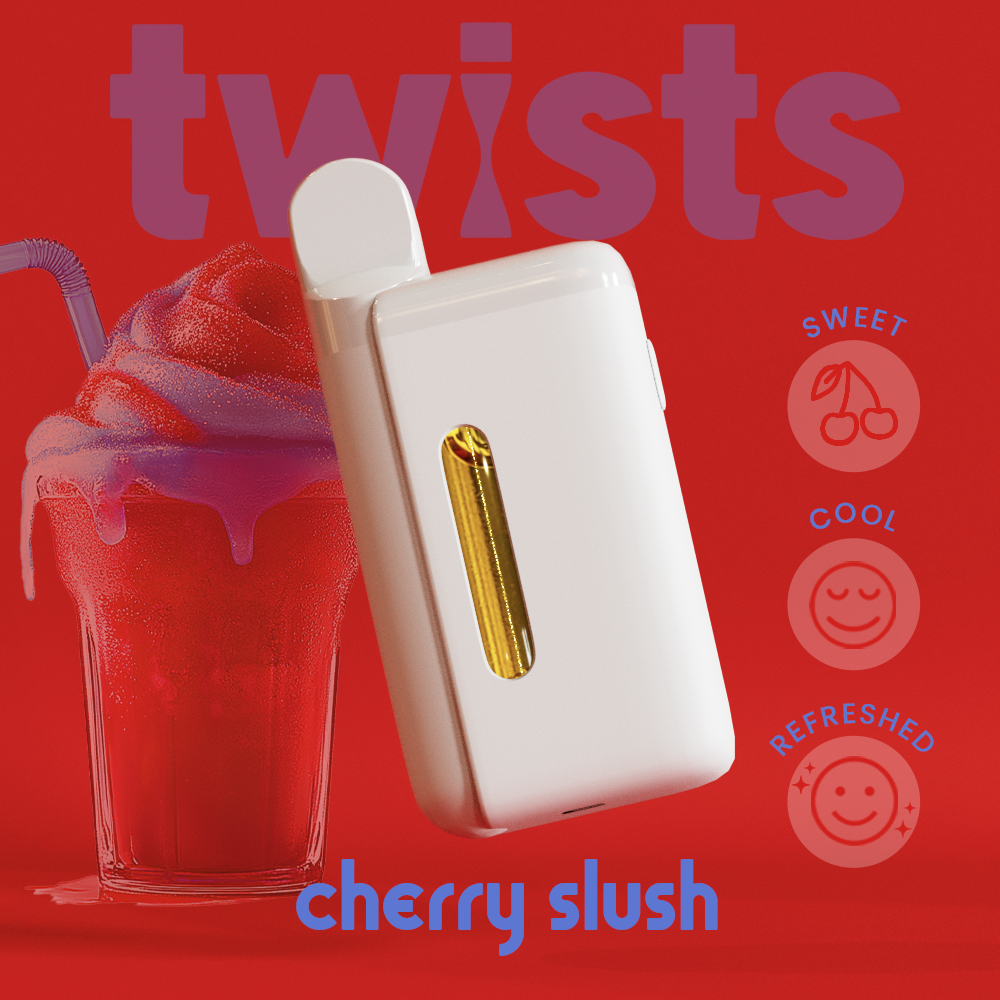 Photograph of product: Oil Twist Tanker - Cherry Slush - Disposable - 4000mg