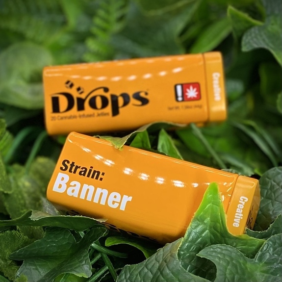 Photograph of product: Orange Creative - 20pk 100mg TH-oui Jellies - Drops