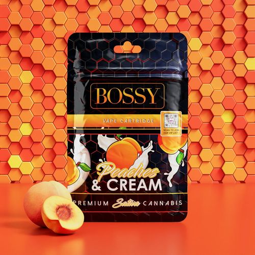 Photograph of product: BOSSY | PEACHES & CREAM | 510 CART