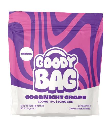 Photograph of product: Gummies | Goody Bag | Goodnight Grape [5pk]