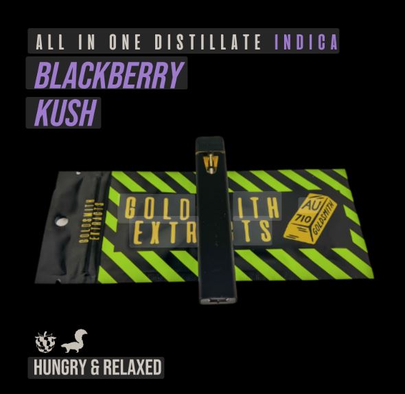 Photograph of product: Blackberry Kush | Distillate AIO