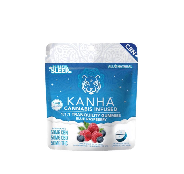 Photograph of product: 1:1:1 CBN:CBD:THC Tranquility 150mg - 