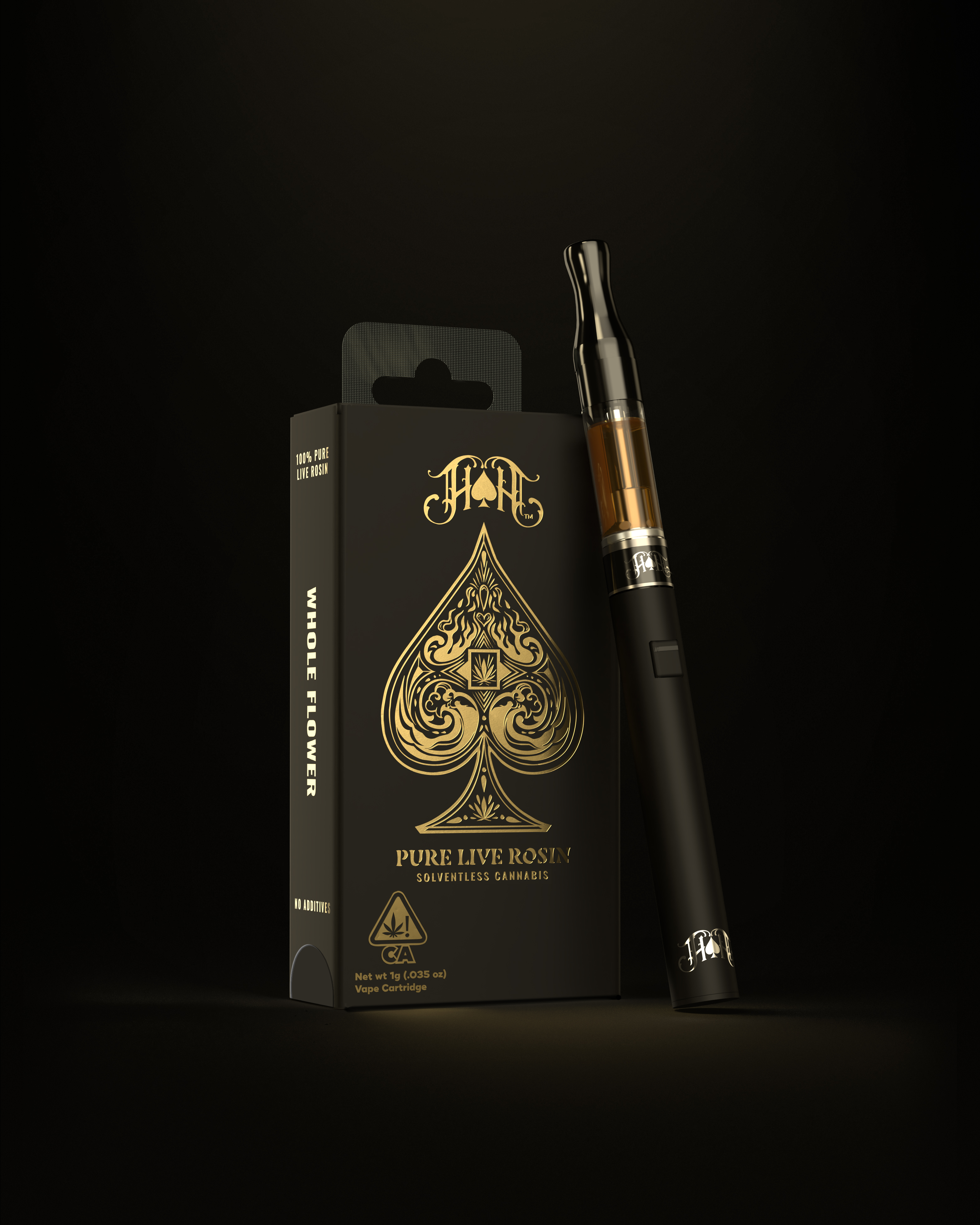 Photograph of product: HEAVY HITTERS ROSIN VAPE CARTRIDGE - LEMOSA 1G - 1 G