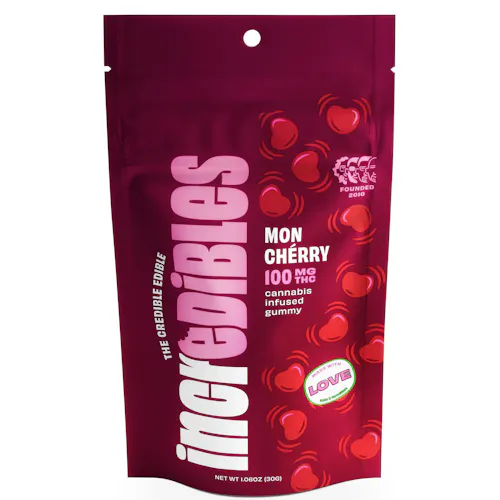 Photograph of product: Incredibles - Mon Cherry 100mg 10pk