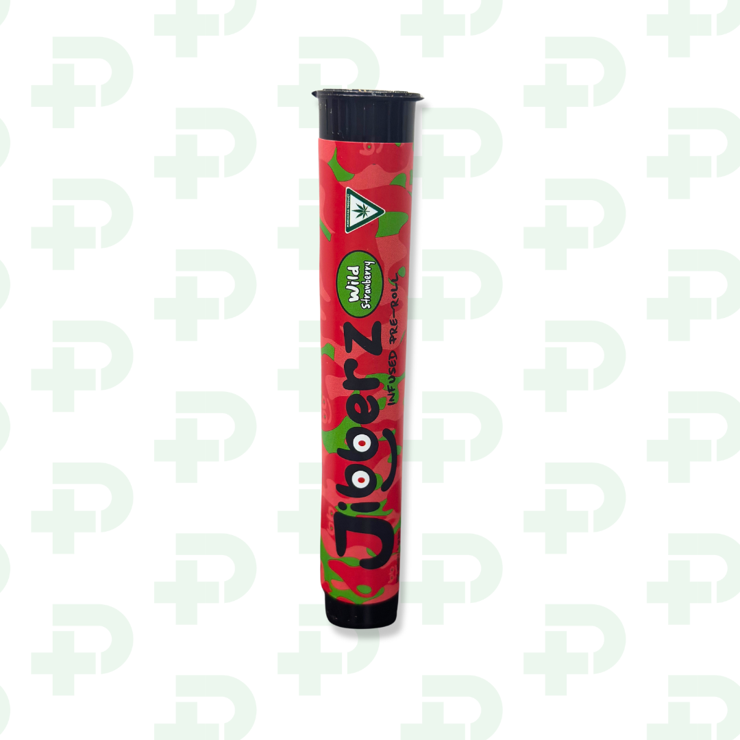 Photograph of product: Jibberz Infused Preroll - Wild Strawberry