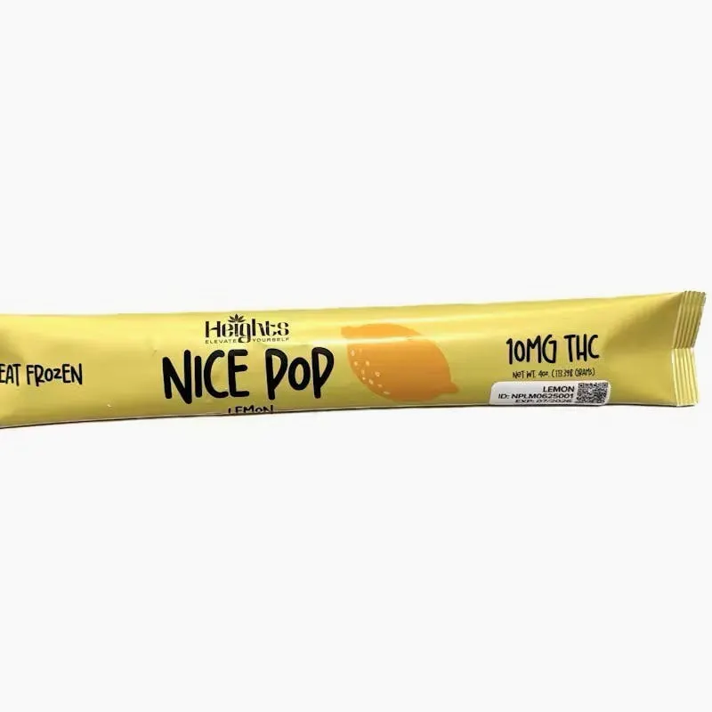 Photograph of product: Heights | Lemon | Nice Pop | 10mg