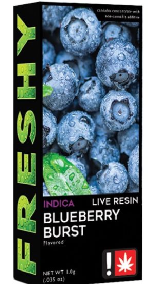 Photograph of product: Freshy Live Resin + Botanical Terps Carts: Blueberry Burst - 