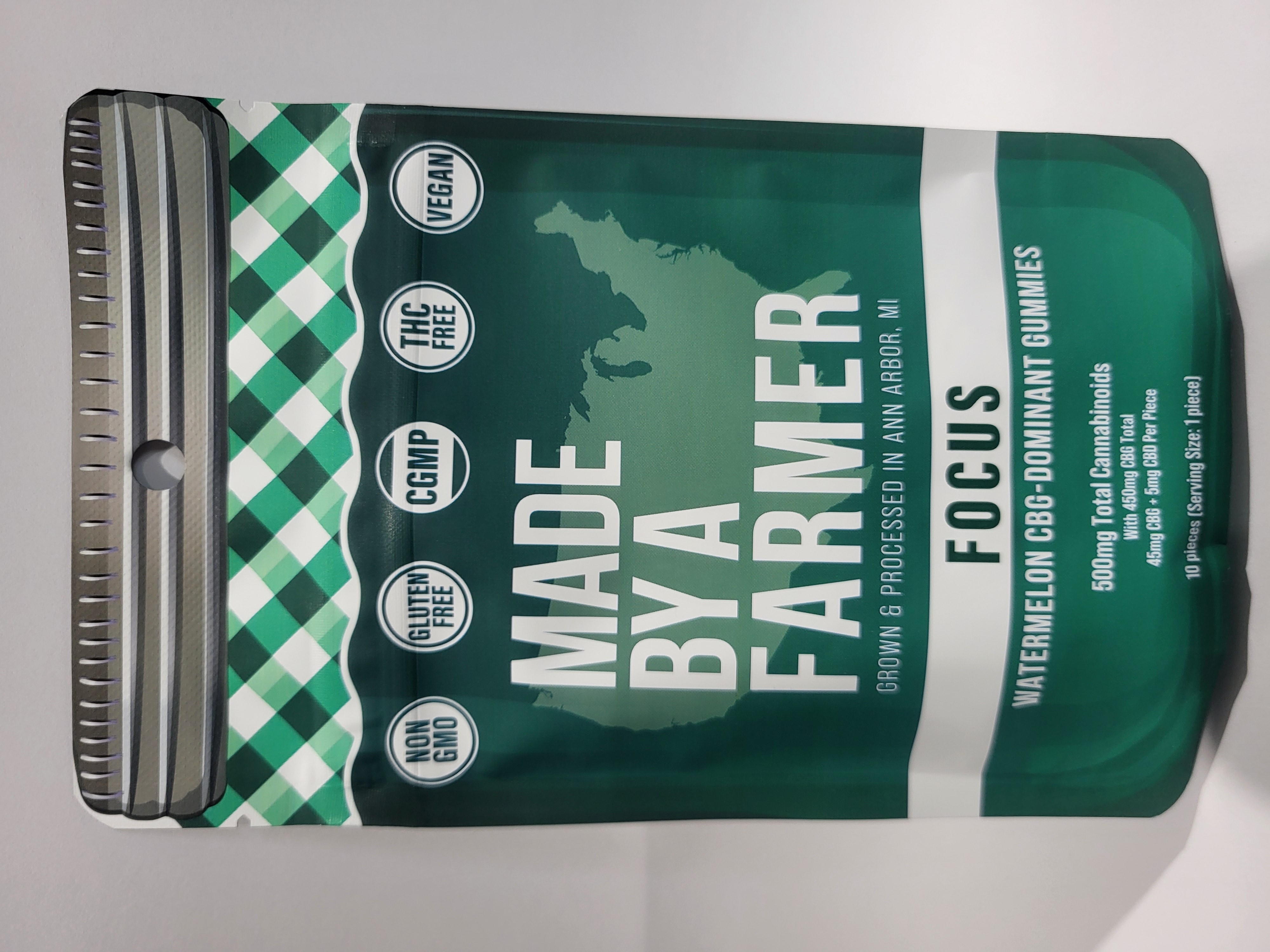 Photograph of product: Made By A Farmer - Focus CBG Gummies