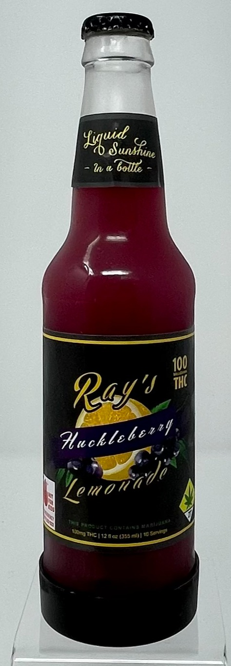 Photograph of product: RAY Huckleberry Lemonade 1:1 100mg 12oz
