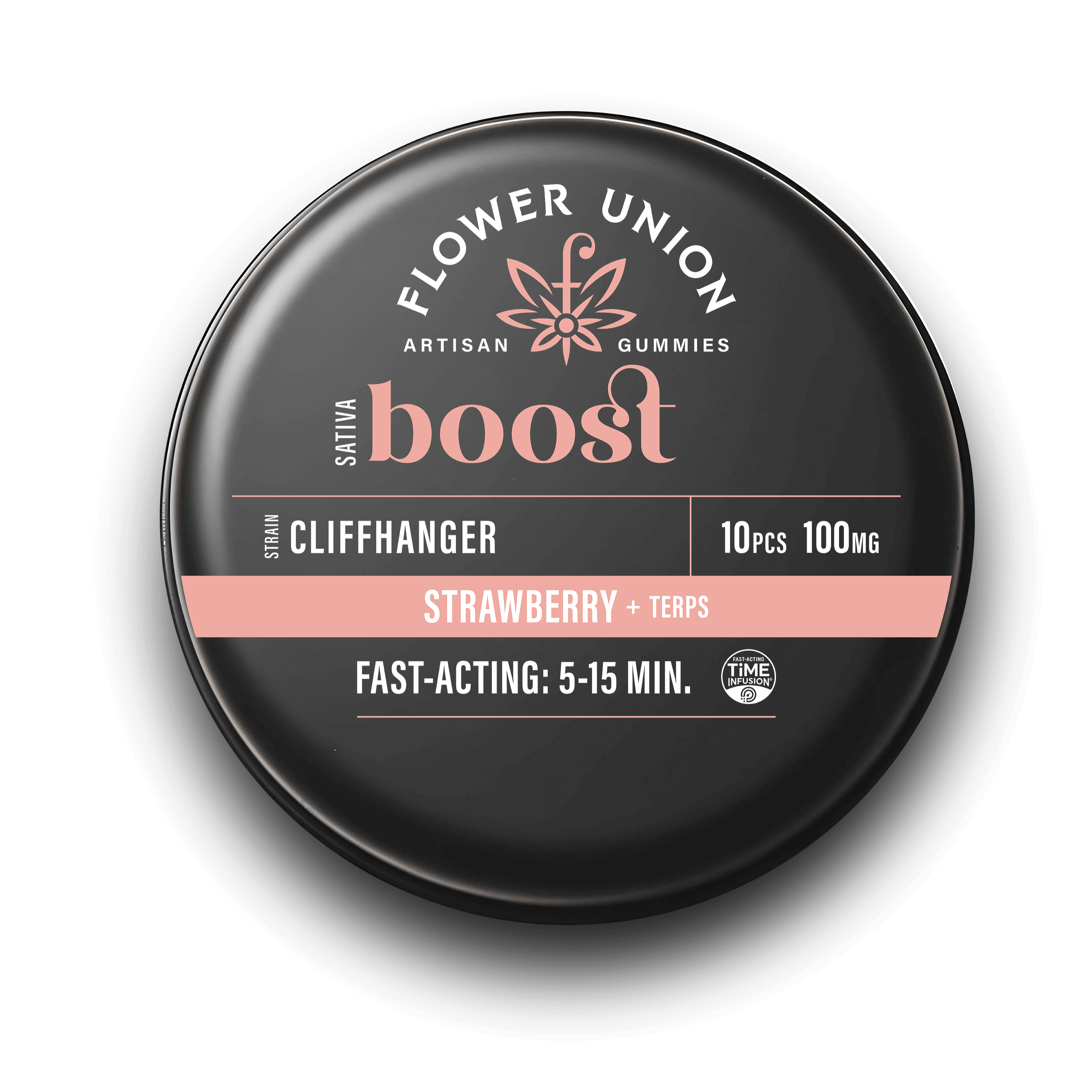 Photograph of product: Flower Union - Artisan Gummies - Strawberry (S) 100mg