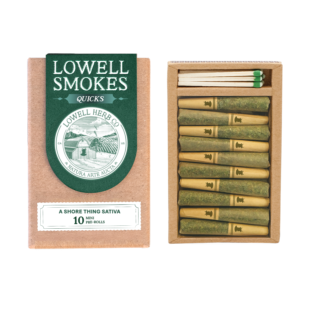 Photograph of product: Lowell Quicks Shore Thing Oui'd PR (10pk) 3.5g