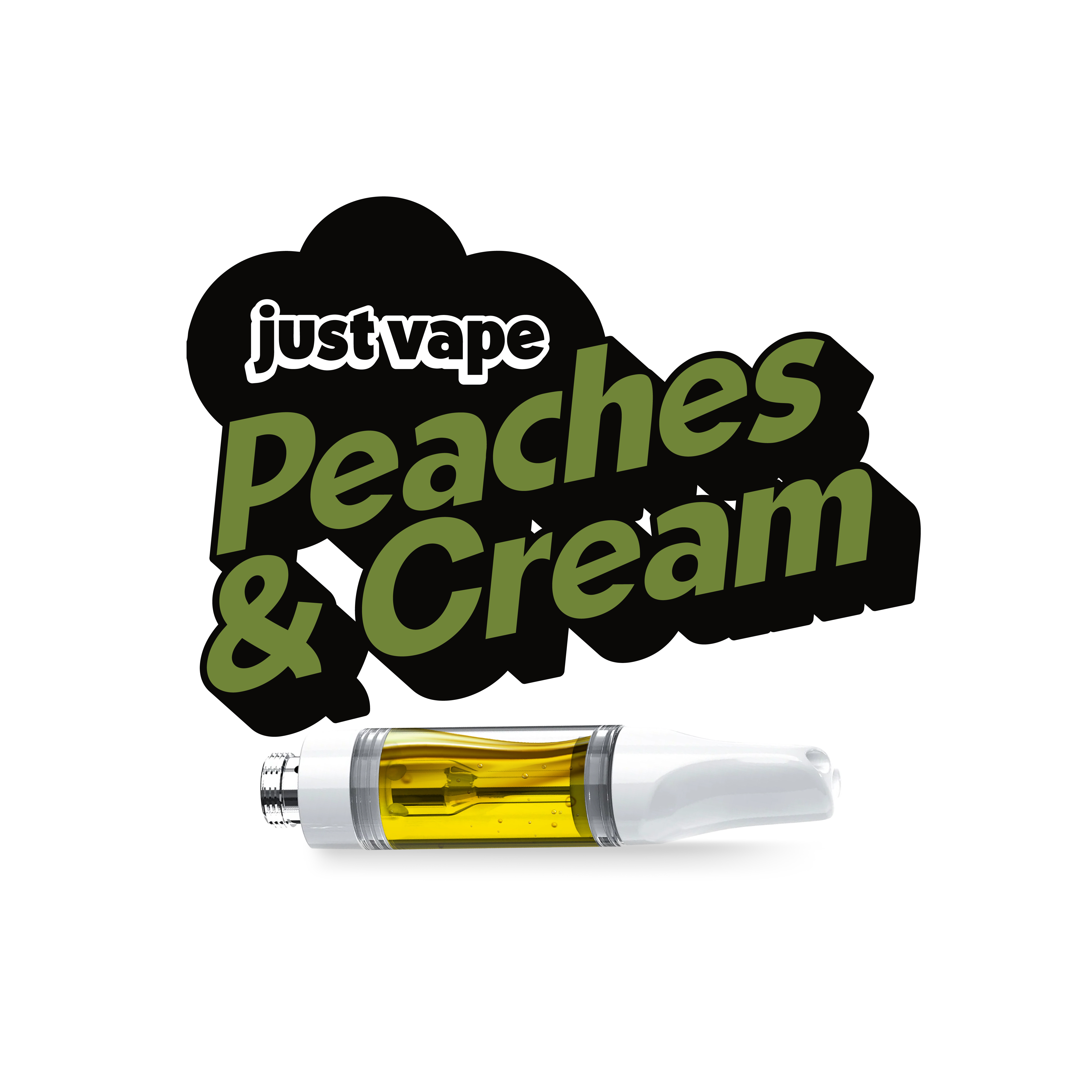 Photograph of product: Peaches and Cream | Distillate Cartridge | 0.5g
