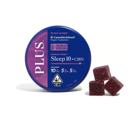 Photograph of product: Sleep Midnight Berry Rosin Gummies 10:5:5 Thc/Cbd/Cbn   200 Milligrams