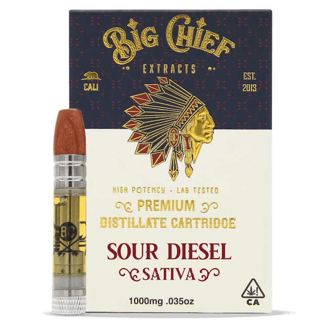 Photograph of product: Sour Diesel | 1g Cartridge - 