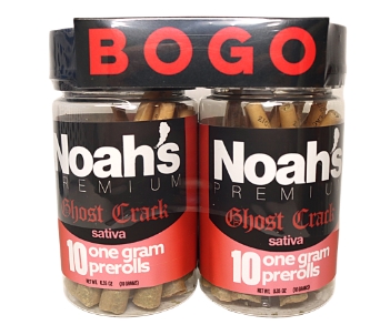 Photograph of product: GHOST CRACK - NOAHS PREMIUM BOGO Oui'd - 2 X 10PK PREROLLS