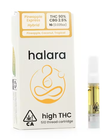 Photograph of Product: Halara high THC Pineapple Express Hybrid Cart