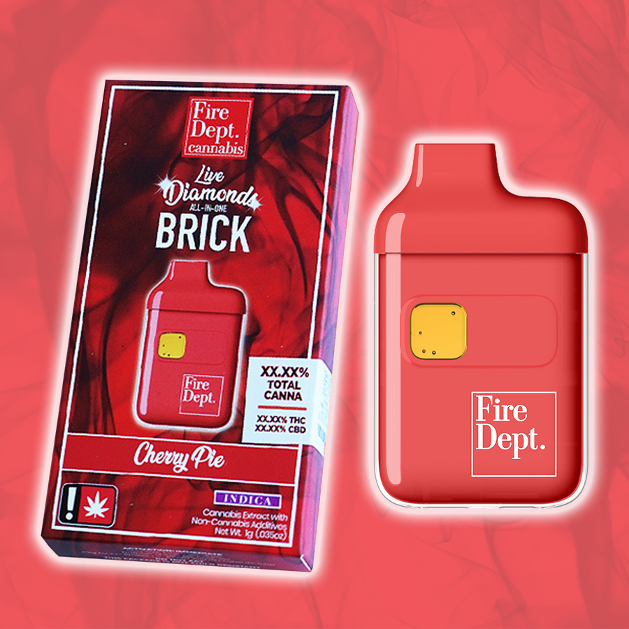 Photograph of product: Cherry Pie Live Diamond Flavored - Disposable - Fire Dept.