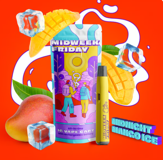 Photograph of product: Disposable Pen Midnight Mango Ice | 1000mg