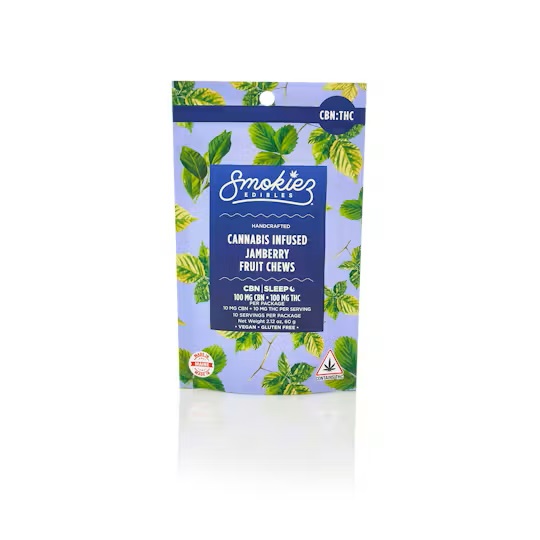 Photograph of product: Jamberry Fruit Chews - CBN/TH-oui - AU Smokiez