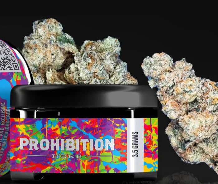 Photograph of product: Prohibition Herb - Glitter Bomb (H) - Prepack - 7g