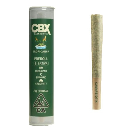Photograph of product: TROPICANNA - 0.75G PRE-ROLL
