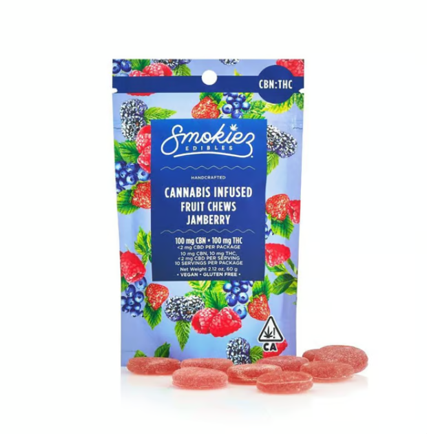 Photograph of product: Jamberry Gummies 100mg (10-Pack | 10mg Each)