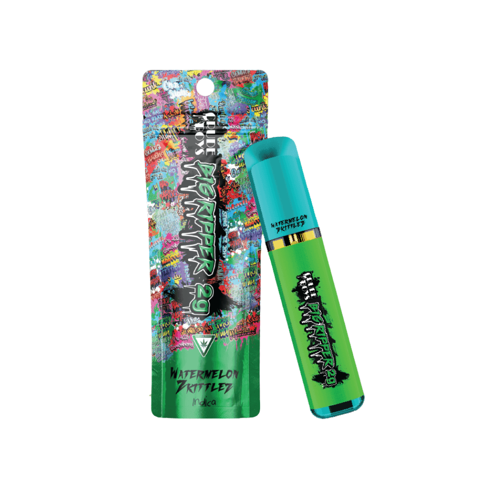 Photograph of product: Crude Boys | All-In-One Big Ripper Disposable Vape | Watermelon Zkittles | 2g