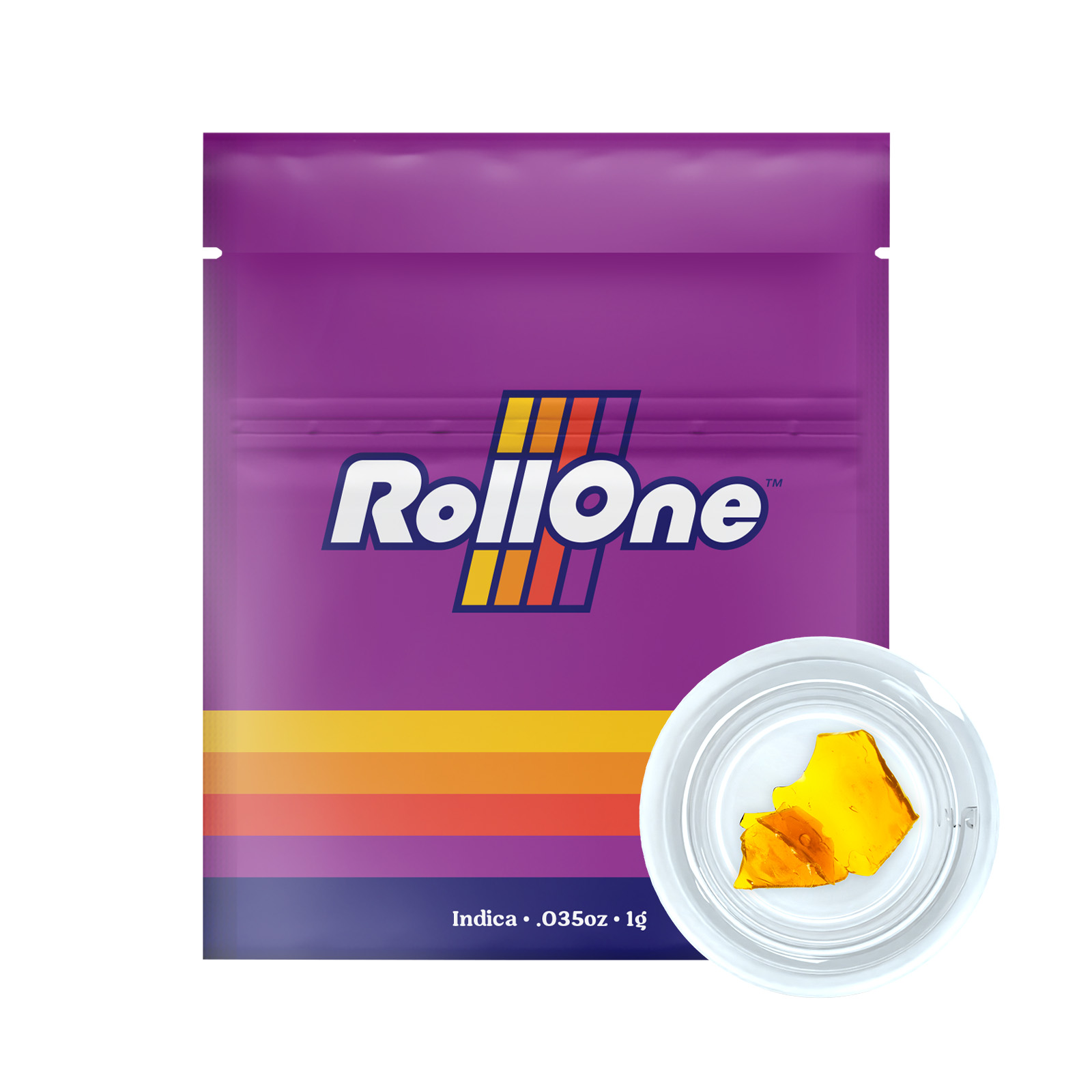 Photograph of product: Roll One | Shatter | Under Boss | 1g