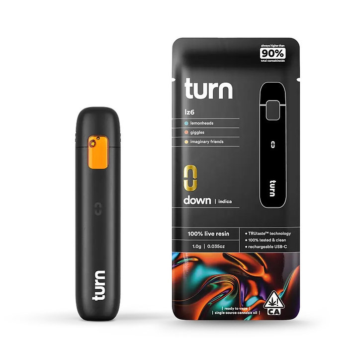 Photograph of product: Turn - Disposable - Live Resin - LZ6 - 1G