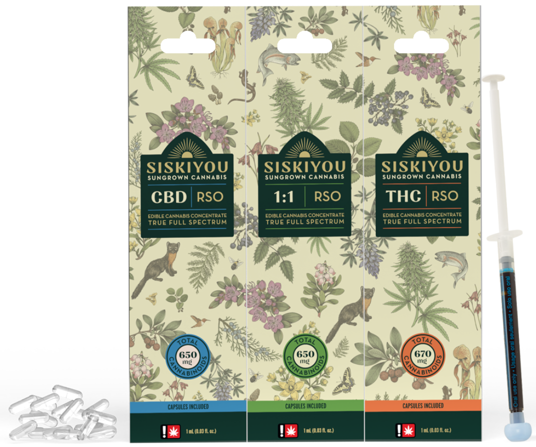 Photograph of product: RSO w/ Empty Capsules | CBD | 1g