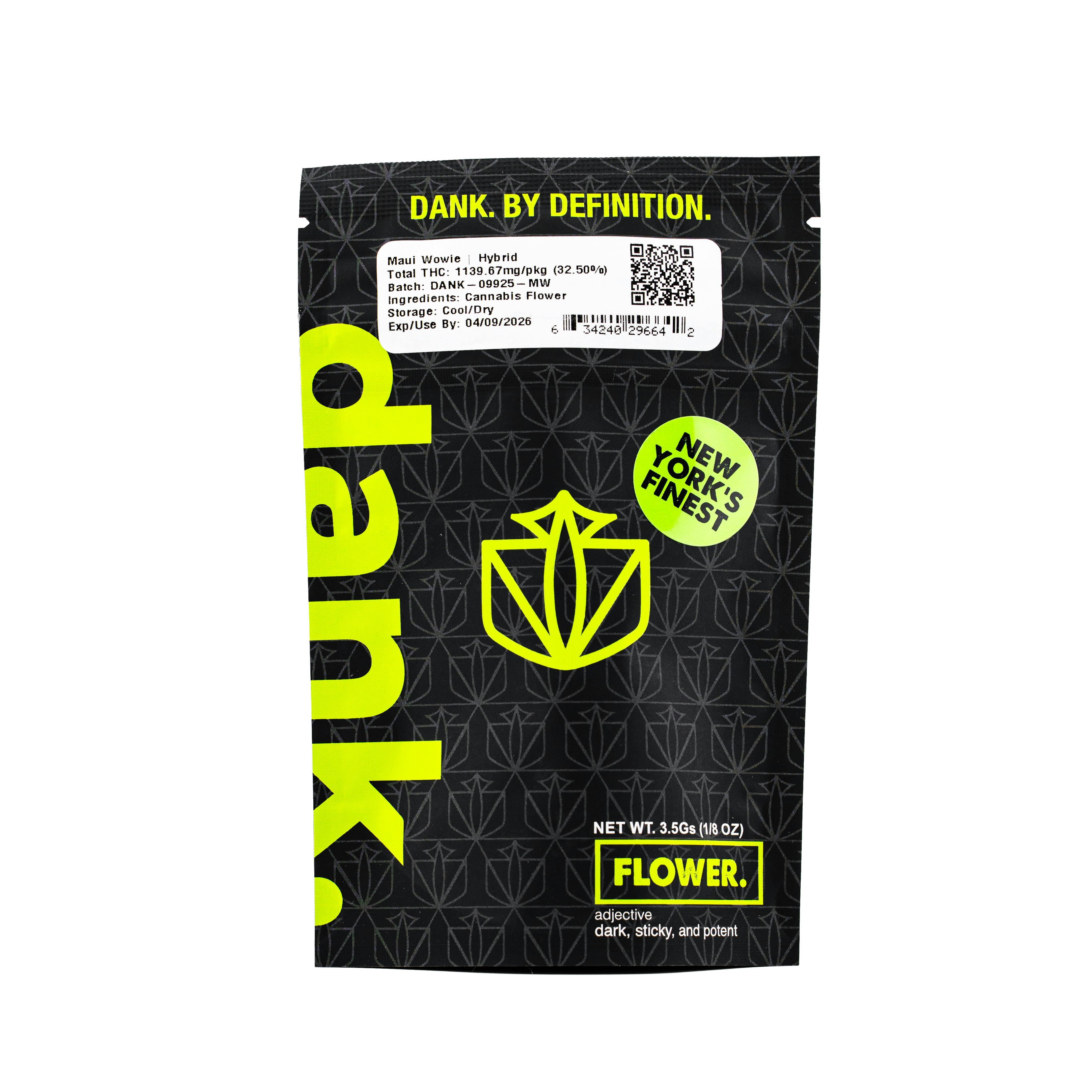 Photograph of product: Dank | Maui Wowie | 3.5g indoor