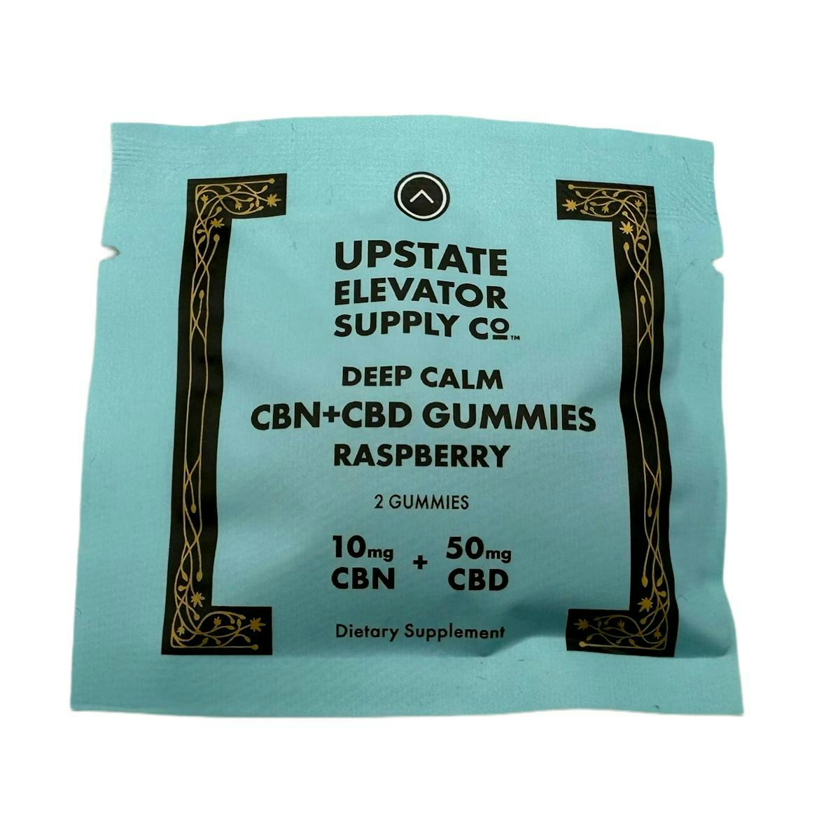 Photograph of product: Raspberry Deep Calm 5:1 | 100mg Gummies - 