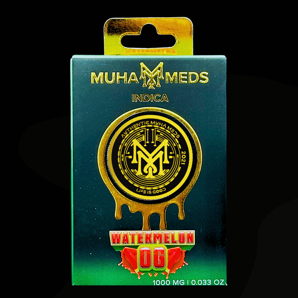 Photograph of product: Muha Meds 1g Cartridge  | Watermelon OG - Hybrid