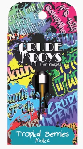 Photograph of product: Crude Boys Cartridge | Tropical Berries (Oui'd)