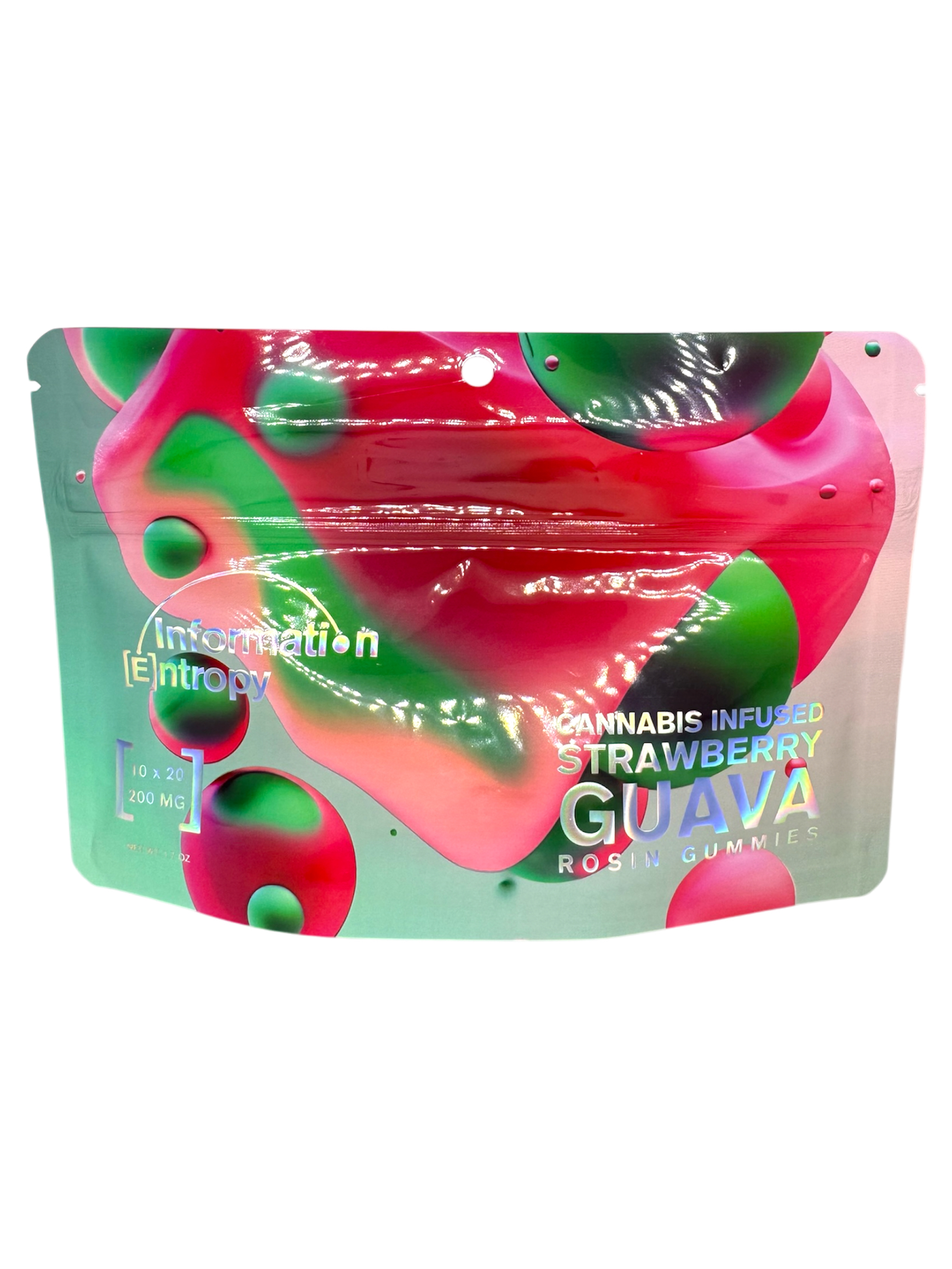 Photograph of product: 200mg Strawberry Guava Rosin Infused Gummies