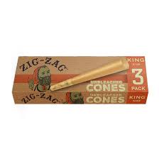 Photograph of product: Zig Zag | Cones | Unbleached King Size 3pk