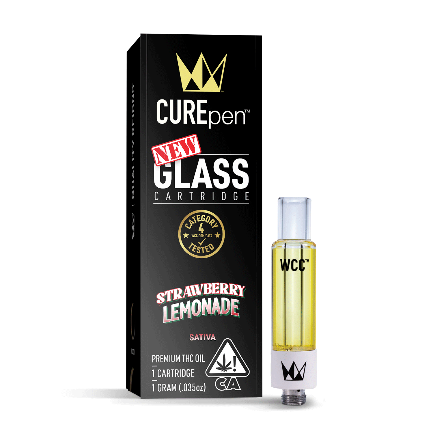 Photograph of product: [West Coast Cure] Cartridge - 1g - Strawberry Lemonade (S)