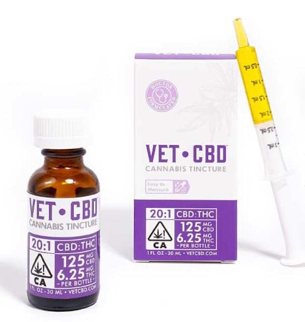 Photograph of product: 125MG VetCBD 1oz - 