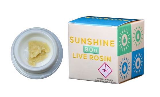 Photograph of product: Sunshine Spicy Syrup 90u Live Rosin