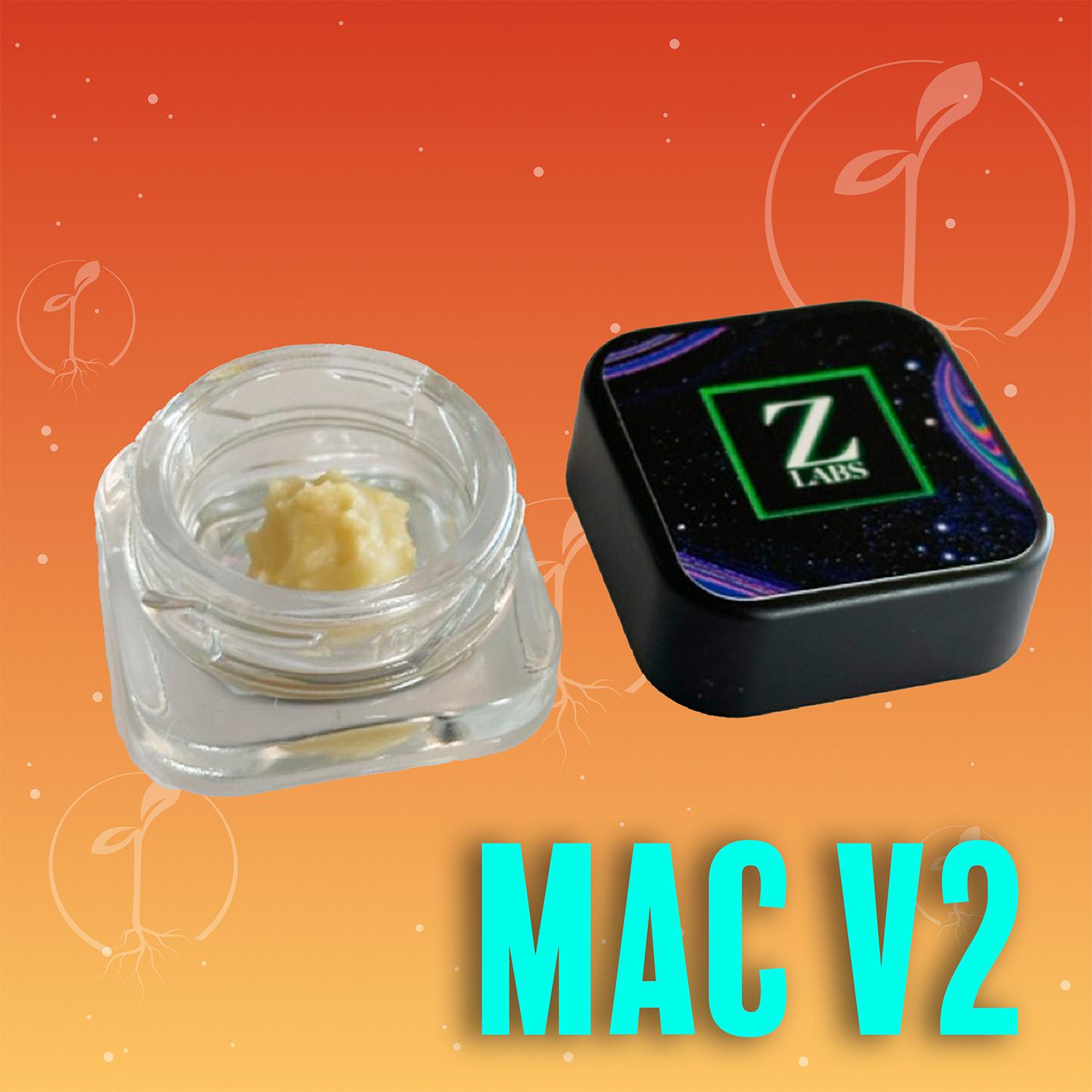 Photograph of product: Z Labs - Mac V2. Live Rosin 90U-159U