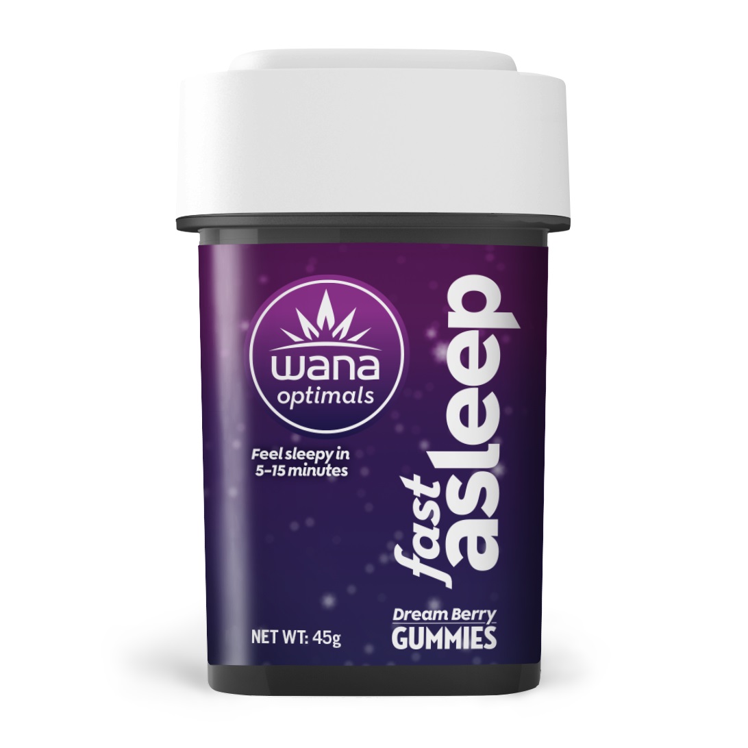 Photograph of product: Wana Optimal - Fast Asleep Dream Berry 200mg