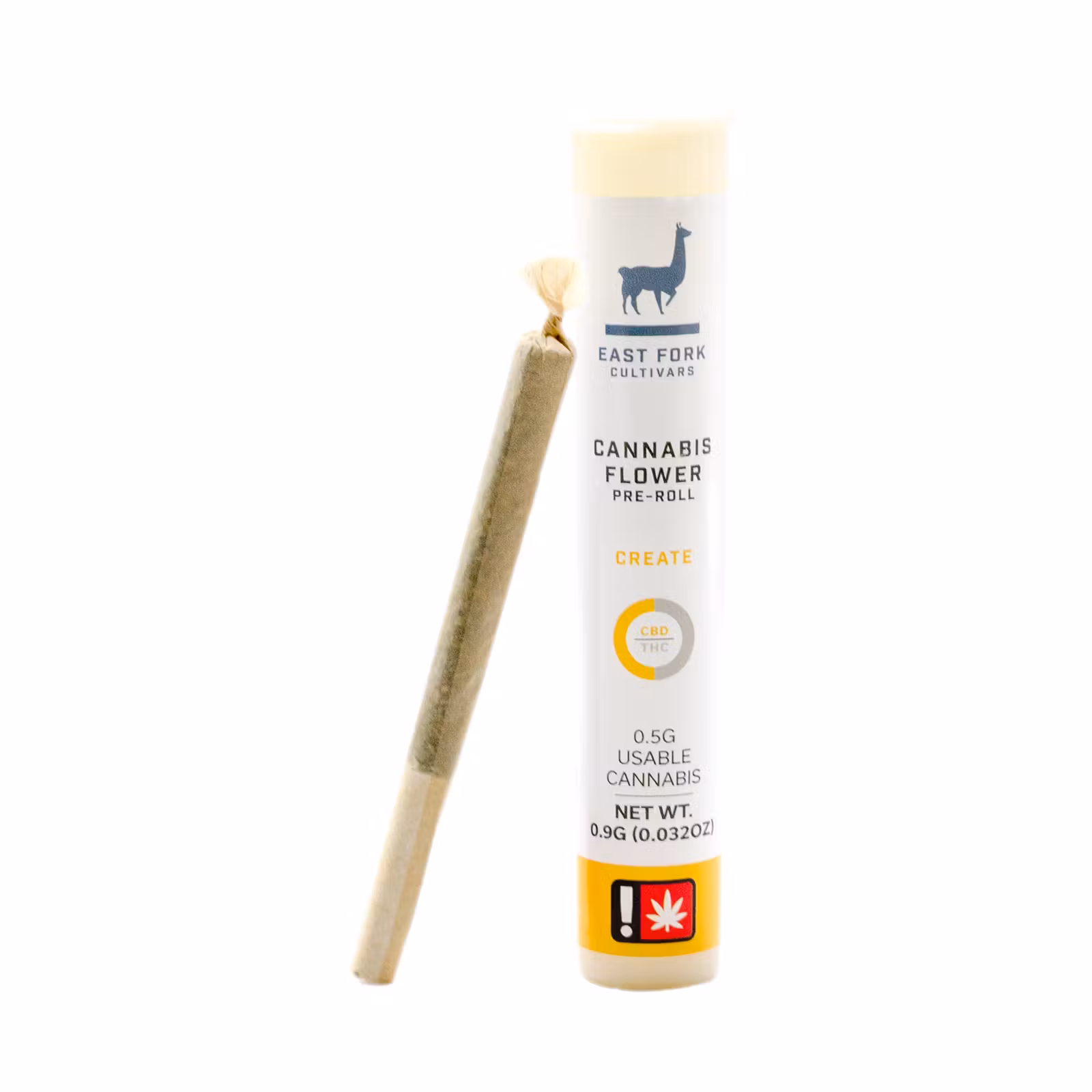 Photograph of product: East Fork - Create Pre-Roll - Sour Lemon Kush