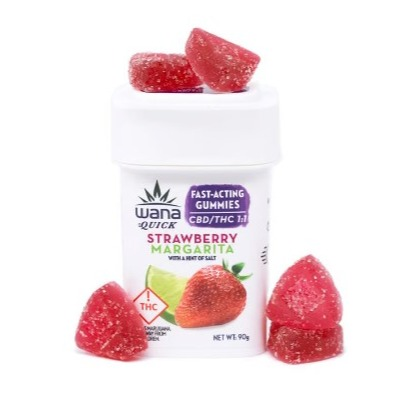 Photograph of product: 5mg | 20pk | 1:1 Strawberry Margarita