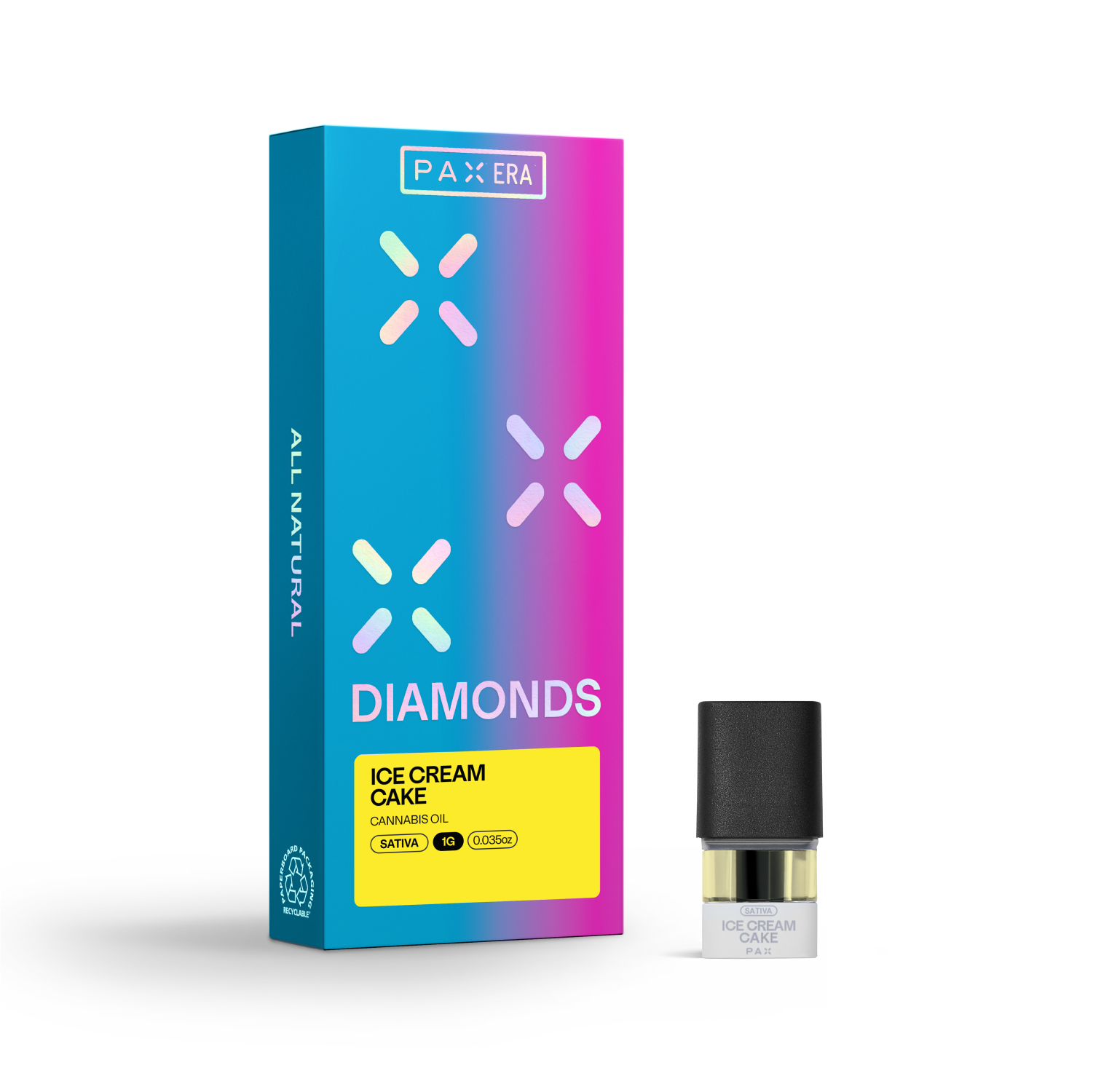 Photograph of product: Ice Cream Cake - Diamonds - PAX Pod - 1g