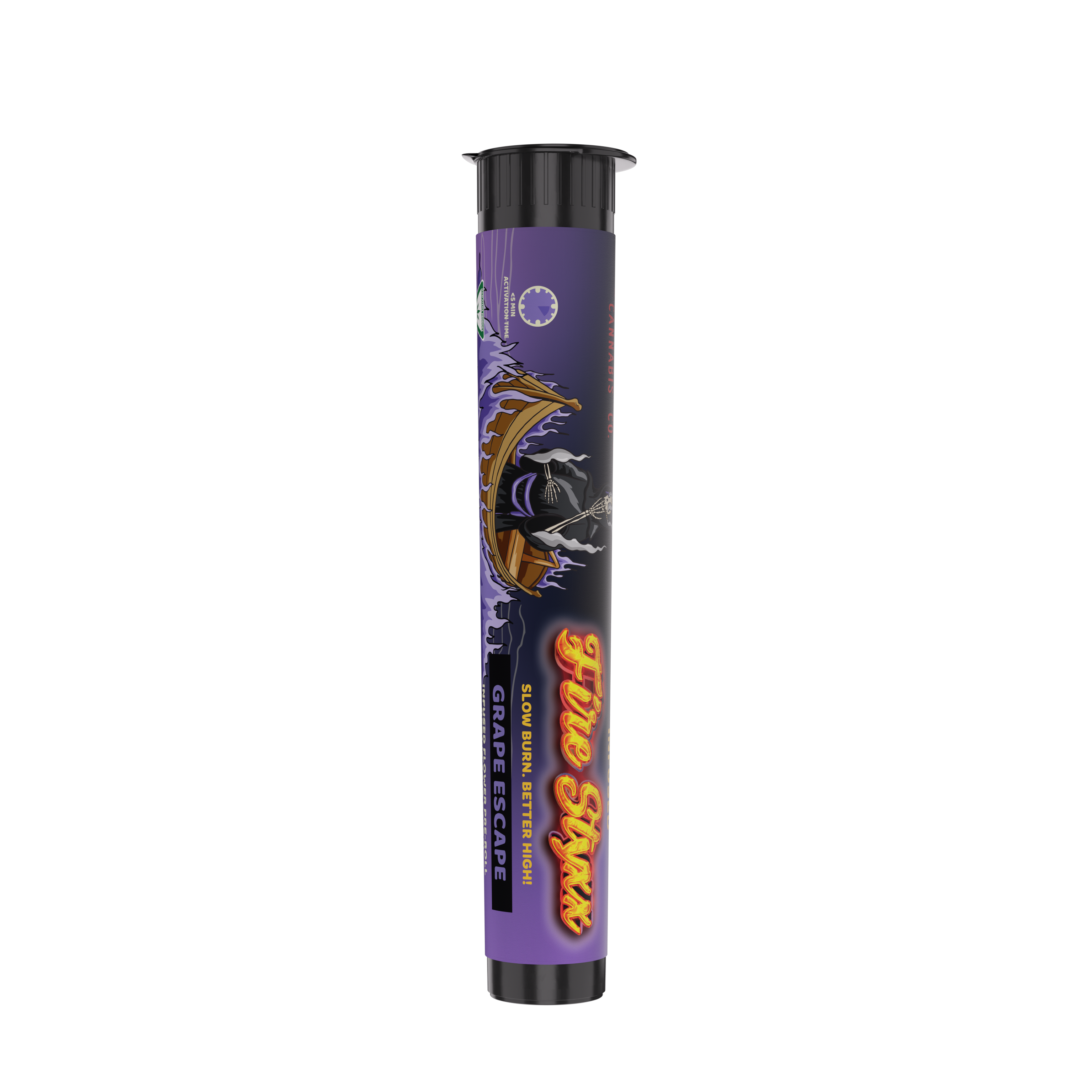 Photograph of product: Grape Escape | 1G Fire Styxx Preroll