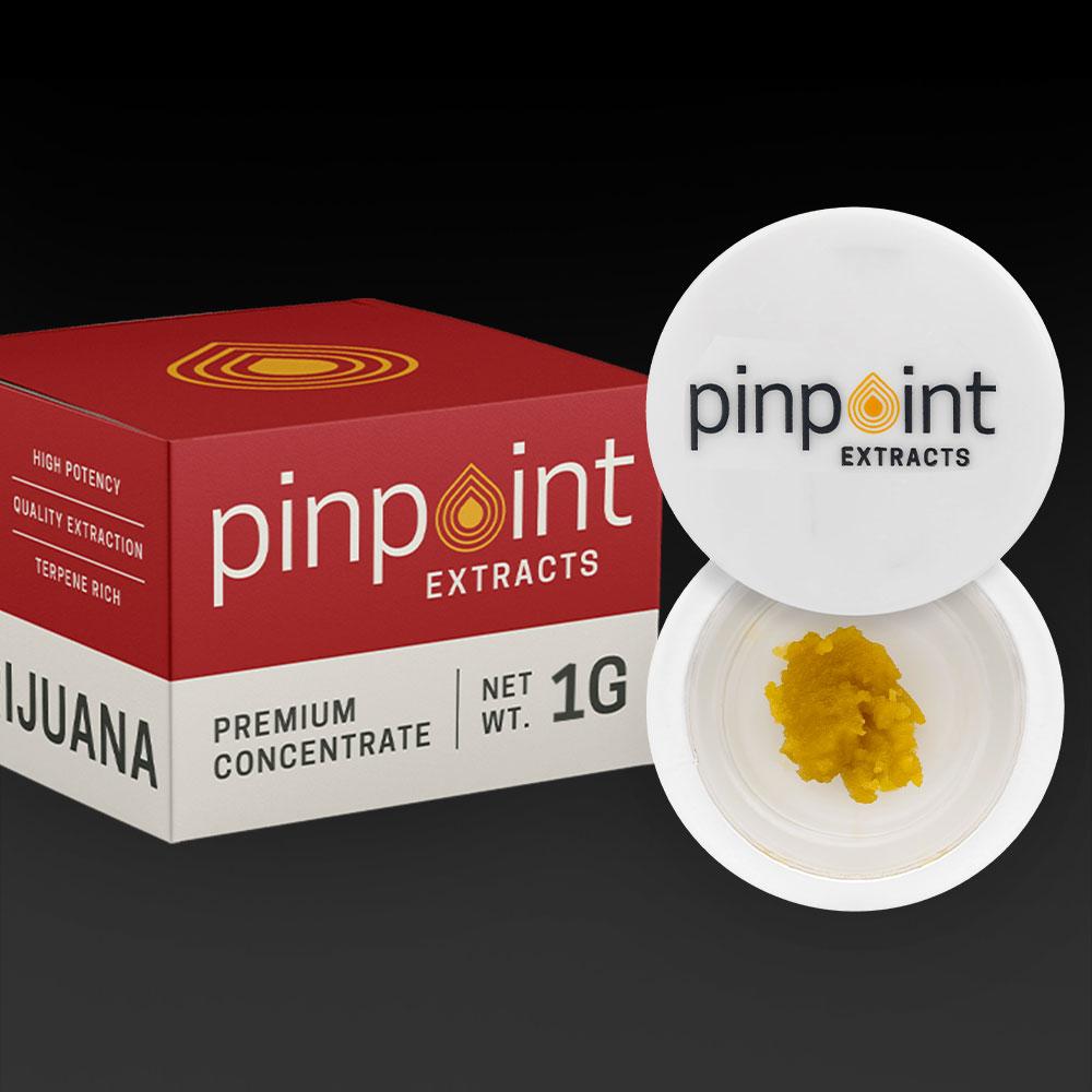 Photograph of product: Honeycomb Pave 1g Live Resin Badder - Oui'd Hybrid - Pinpoint Extracts