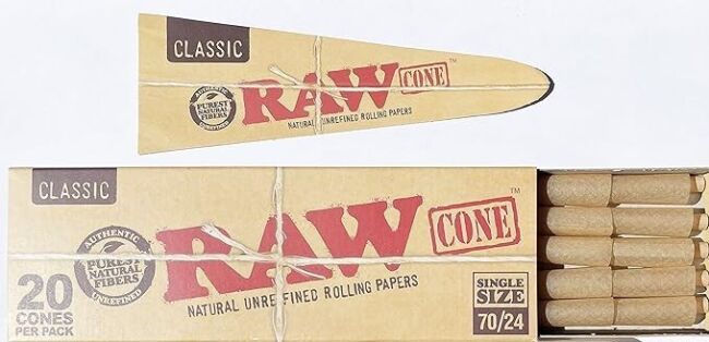 Photograph of product: Classic Cones - Single Size (70mm) 20pk